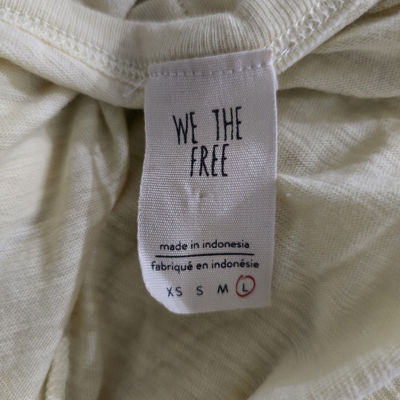 FREE PEOPLE We The Free T-Shirt Trio White Yellow Pink Bundle - Picture 14 of 15